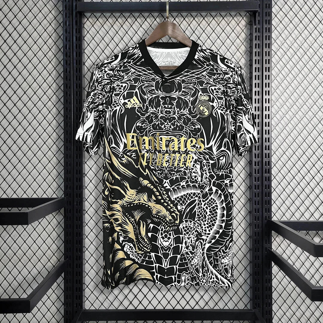 Real Madrid 2023 Gold Dragon Special Edition Jersey