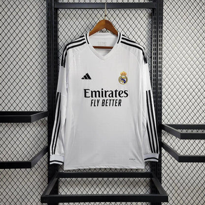 Real Madrid 2024 Long Sleeve Home Jersey