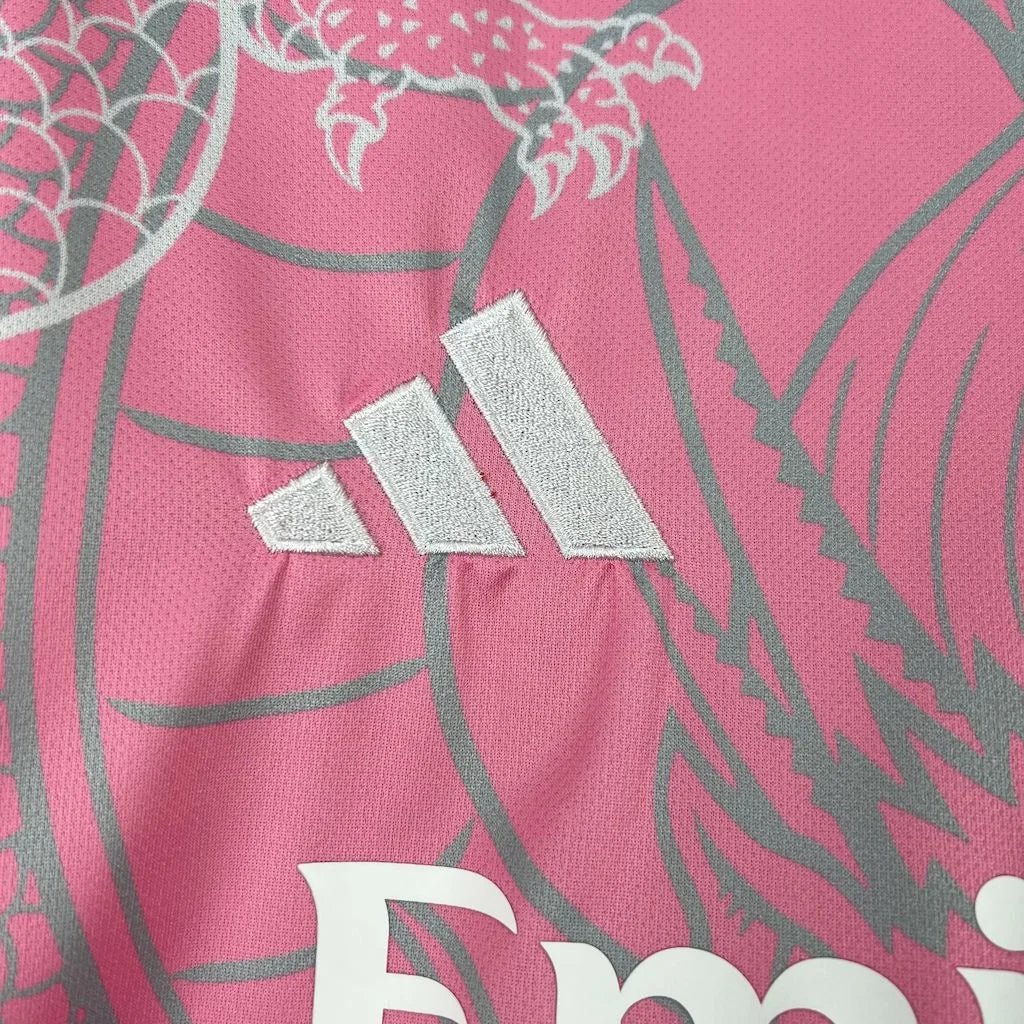Real Madrid 2025 Pink Dragon Special Edition Jersey