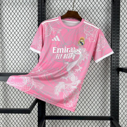 Real Madrid 2025 Pink Dragon Special Edition Jersey