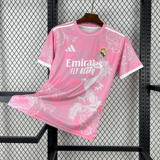 Real Madrid 2025 Pink Dragon Special Edition Jersey