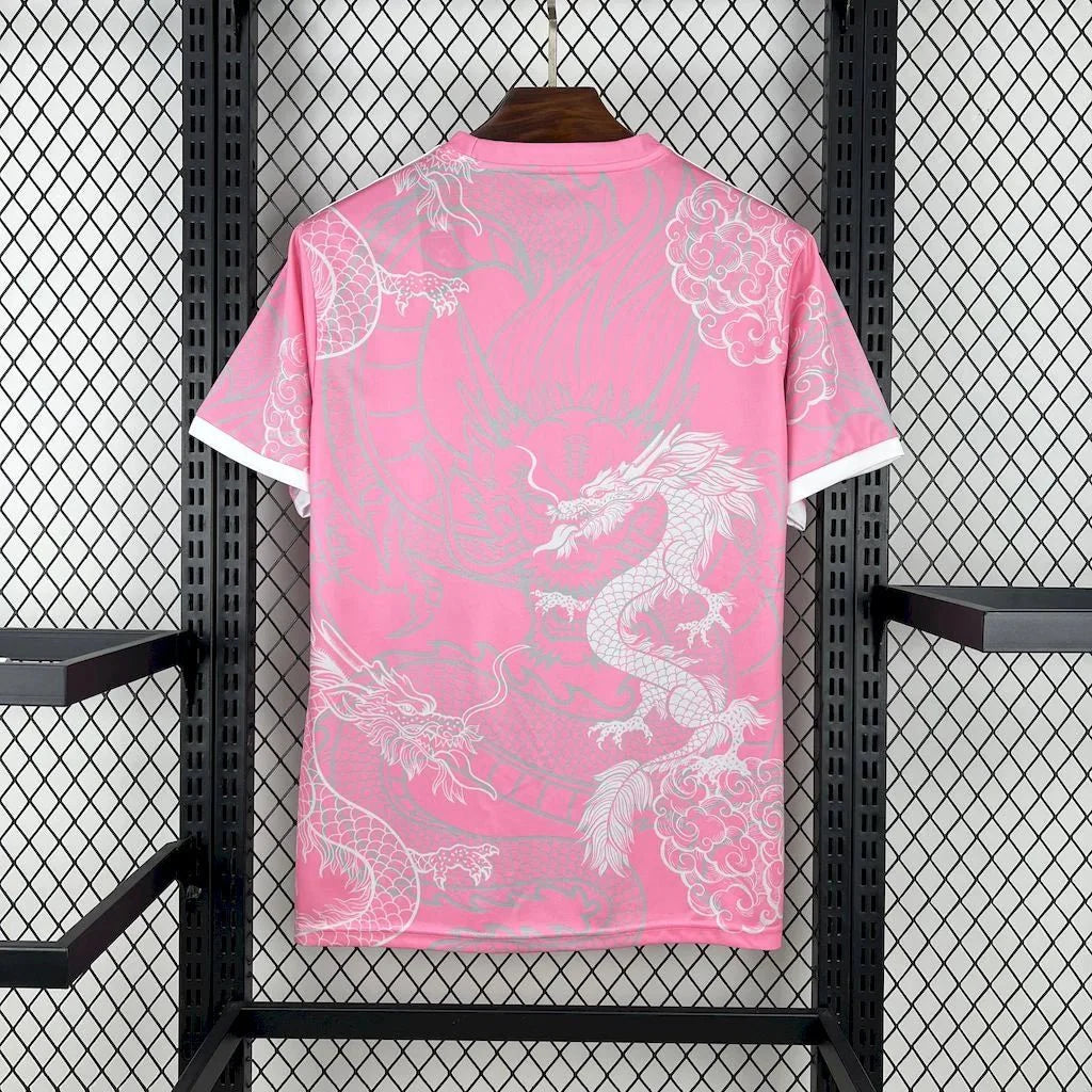 Real Madrid 2025 Pink Dragon Special Edition Jersey