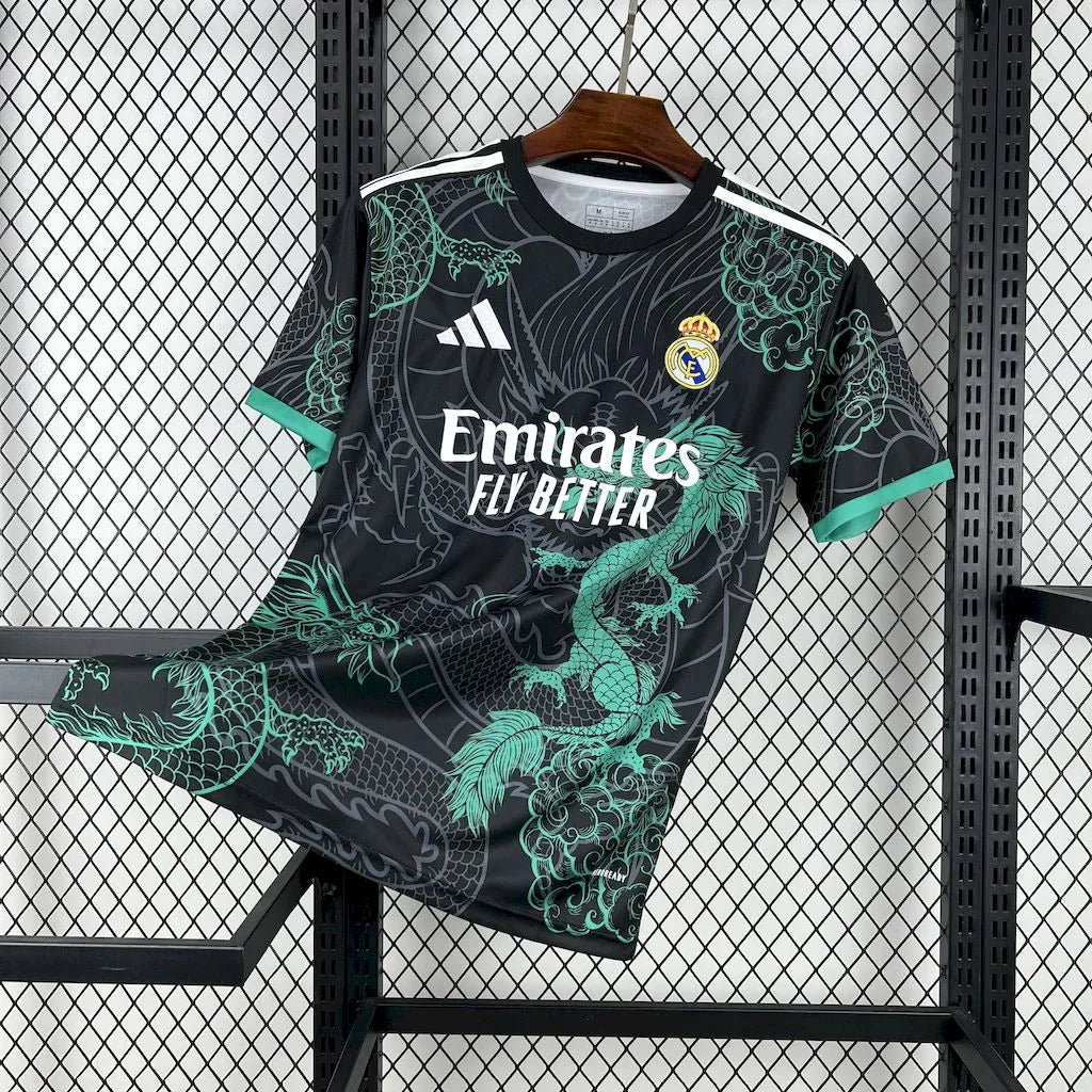 Real Madrid 2025 Emerald Dragon Special Edition Jersey