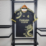 Real Madrid 2025 Gold Dragon Special Edition Jersey
