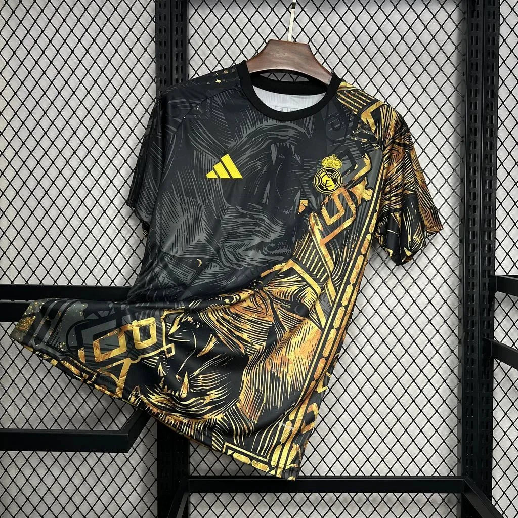 Real Madrid 2025 Gold Lion Special Edition Jersey