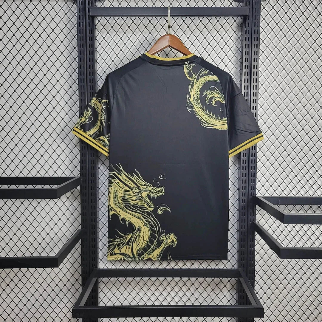 Real Madrid 2025 Gold Dragon Special Edition Jersey