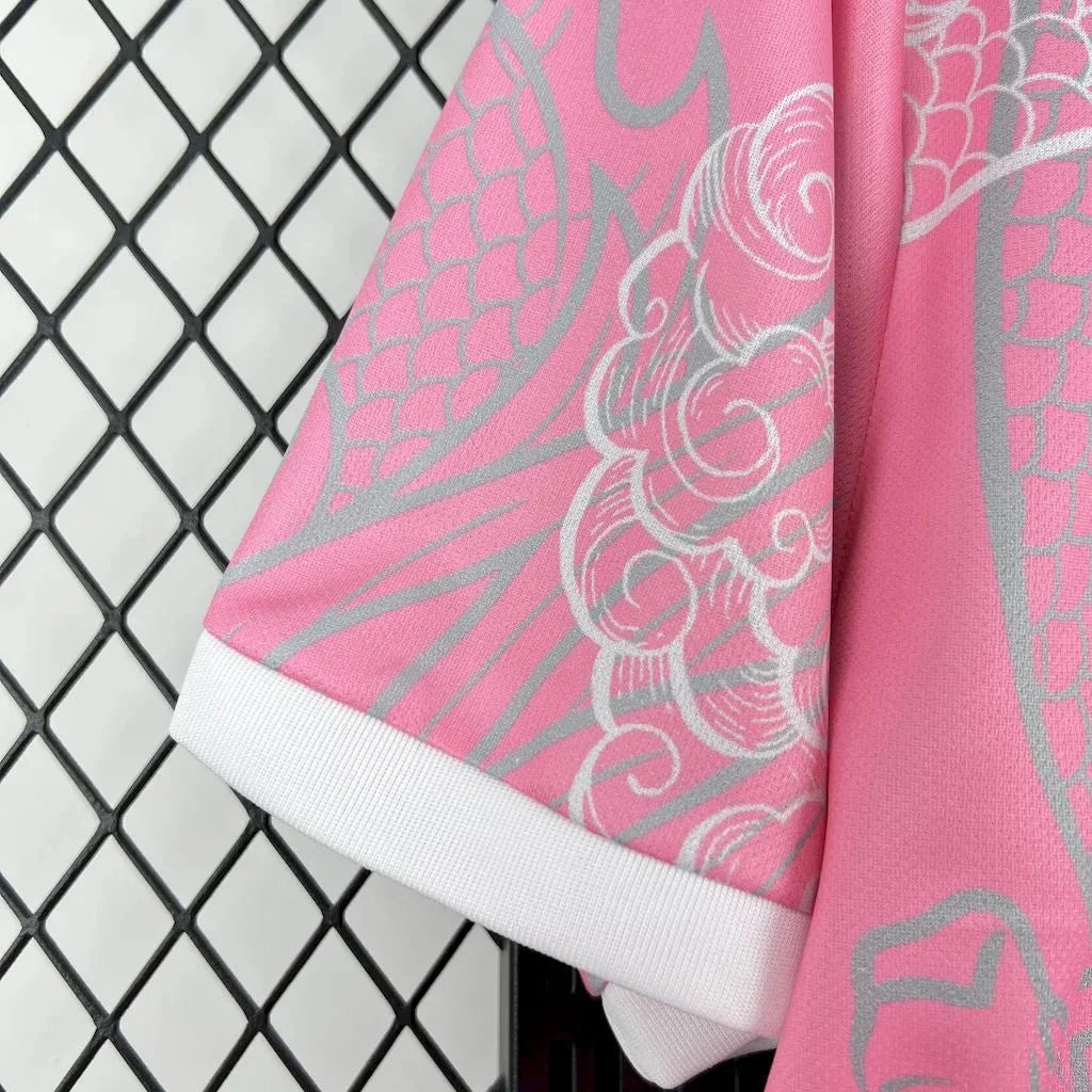 Real Madrid 2025 Pink Dragon Special Edition Jersey