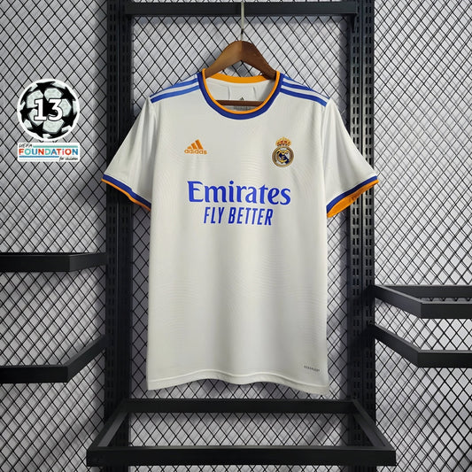 Retro Real Madrid 2021 Home Jersey