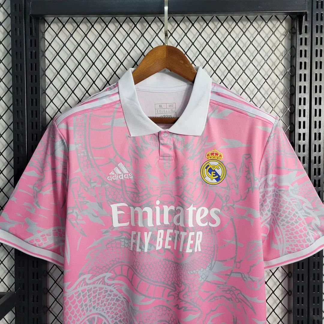 Real Madrid 2024 Pink Dragon Special Edition Jersey