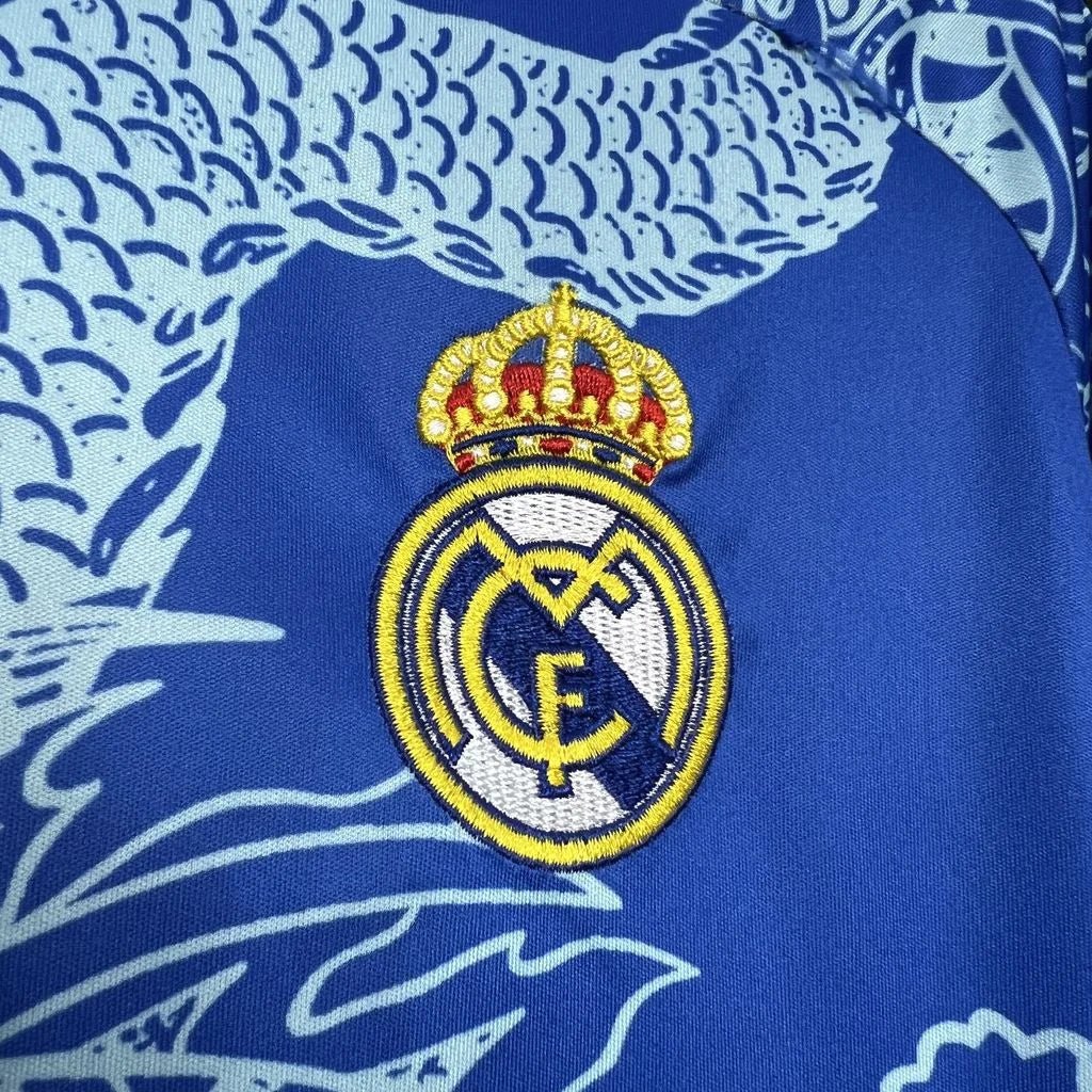 Real Madrid 2024 Blue Dragon Jersey