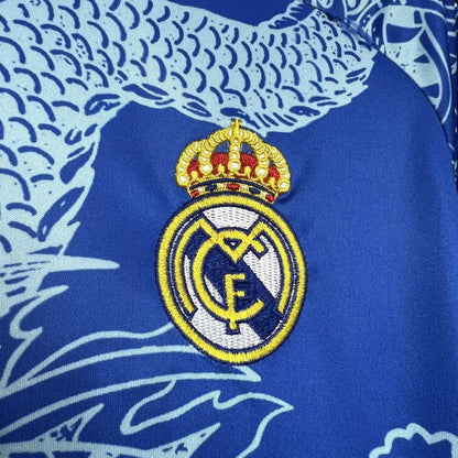Real Madrid 2024 Blue Dragon Jersey