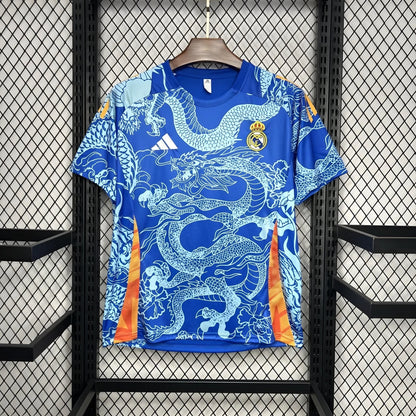 Real Madrid 2024 Blue Dragon Jersey