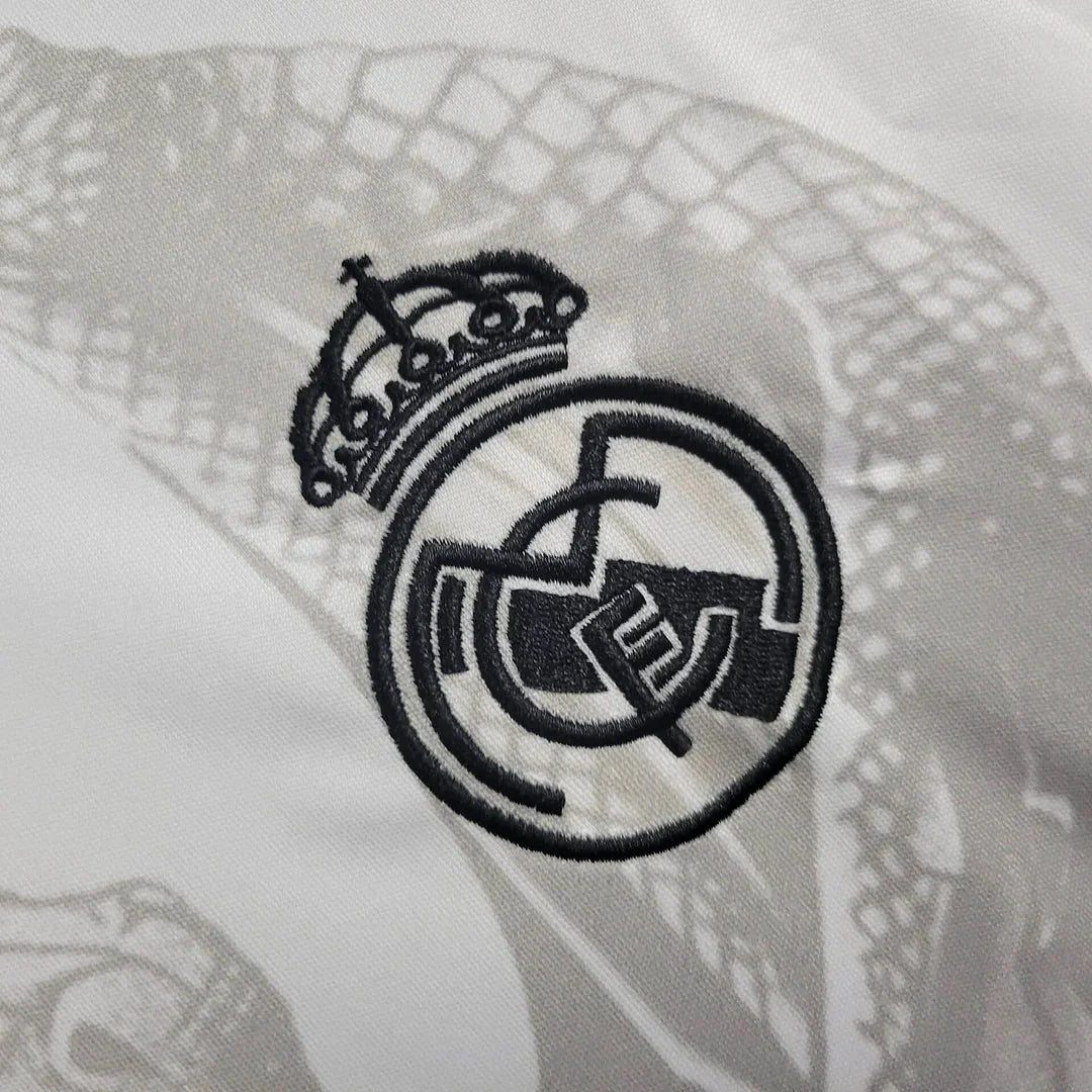 Real Madrid 2025 White Dragon Special Edition Jersey
