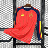 Spain 2026 World Cup Long Sleeve Home Jersey
