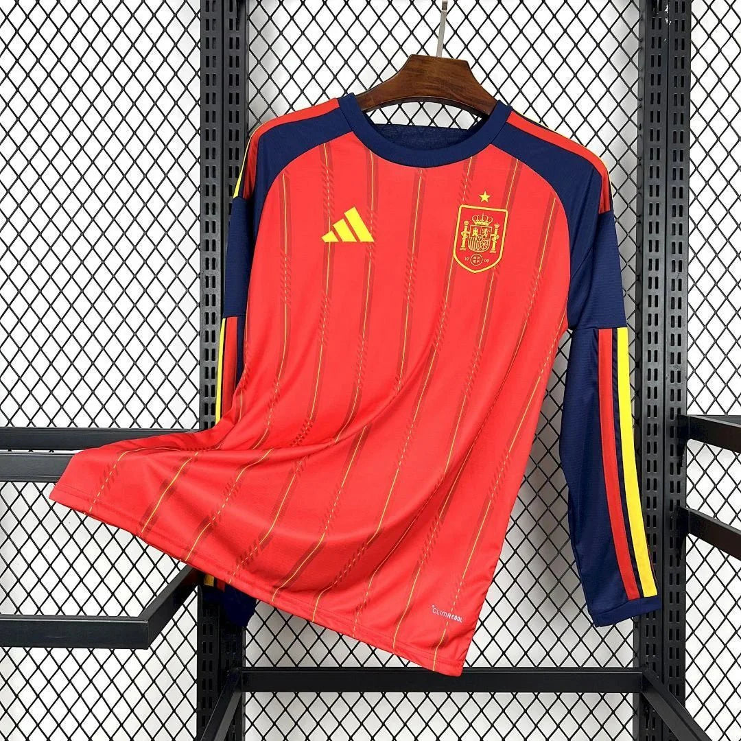 Spain 2026 World Cup Long Sleeve Home Jersey