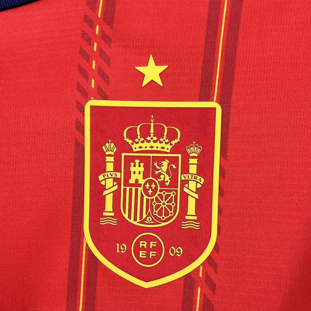 Spain 2026 World Cup Long Sleeve Home Jersey