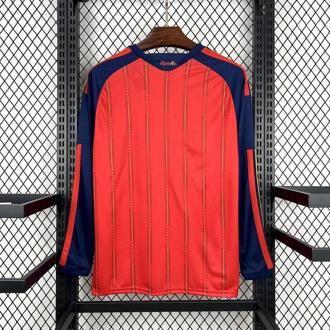 Spain 2026 World Cup Long Sleeve Home Jersey